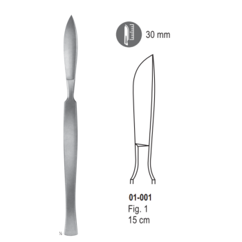 Dissecting Knives With Metal Handle